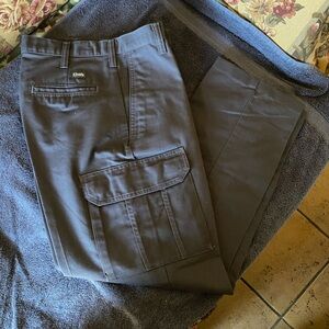 Cintas Men’s Blue Cargo Work Pants with side pockets Size 29 x 29